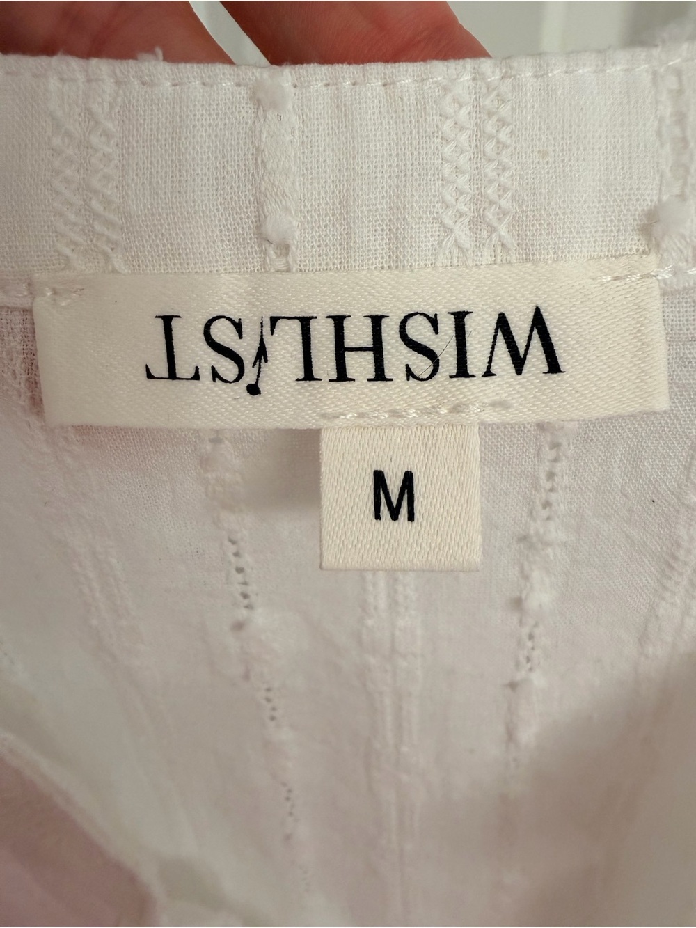 White Ruffle Button-Front Women's Top - Picture 2 of 4